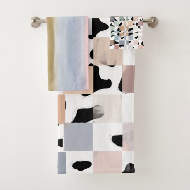 101 Cows + Checkers Towel (Insitu)
