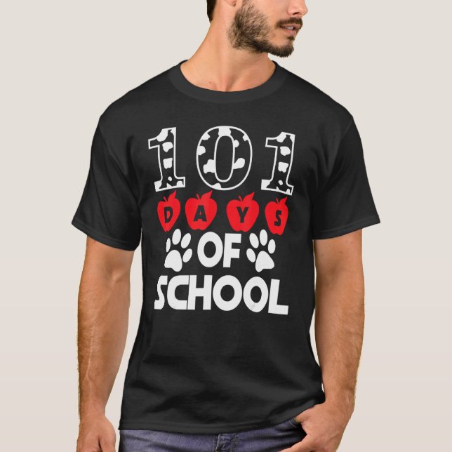 101 Day School Shirt 100th Day Of Magical Teacher  (Front)