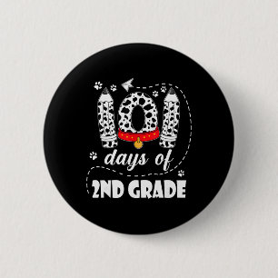 101 Days Of 2nd Grade 100 Days Of School Kids Teac 6 Cm Round Badge