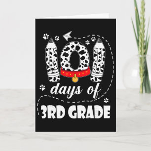 101 Days Of 3rd Grade 100 Days Of School Kids Teac Card