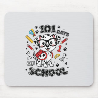 101 Days of School Cute Dog T-Shirt | Back to Scho Mouse Mat