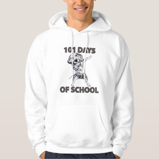 101 Days of School: Dalmatian Dab Men's Hoodie