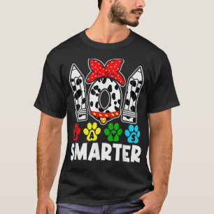 101 Days Of School Dalmatian Dog 100 Days Smarter2 T-Shirt