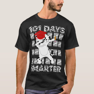 101 Days Of School Dalmatian Dog 100 Days Smarter T-Shirt
