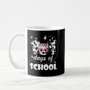 101 Days of School Dalmatian Dog Teachers Students Coffee Mug