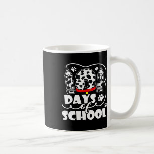 101 Days School Cute Dog 100 Days Smarter Student Coffee Mug