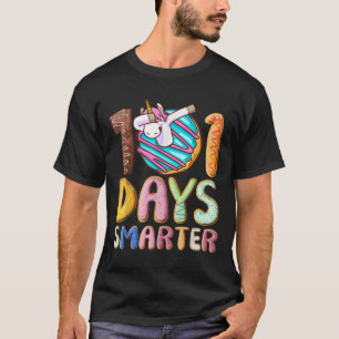 101 Days Smarter 101st Day School Dabbing Unicorn T-Shirt