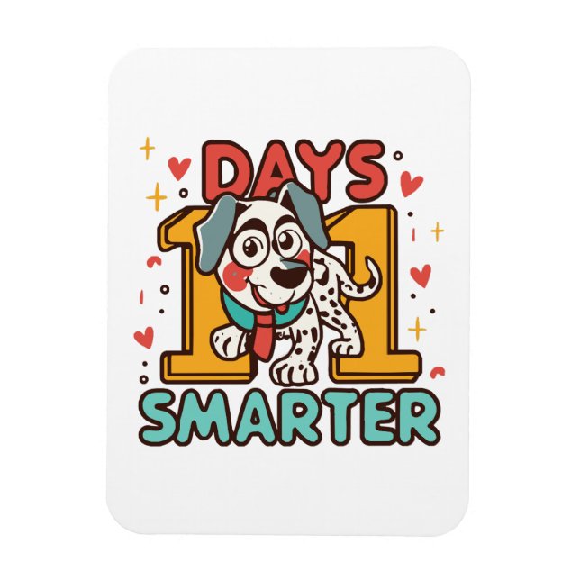 101 Days Smarter Dalmatian Dog Magnet (Vertical)