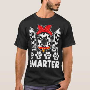 101 Days Smarter Dog Lover Happy 100th Day Of Scho T-Shirt