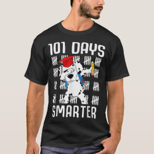 101 Days Smarter Shirt Dalmation Dog Teachers Kids