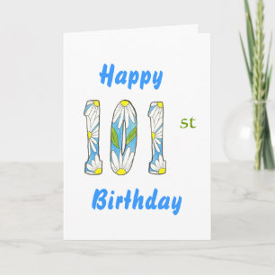 101 st Birthday Card