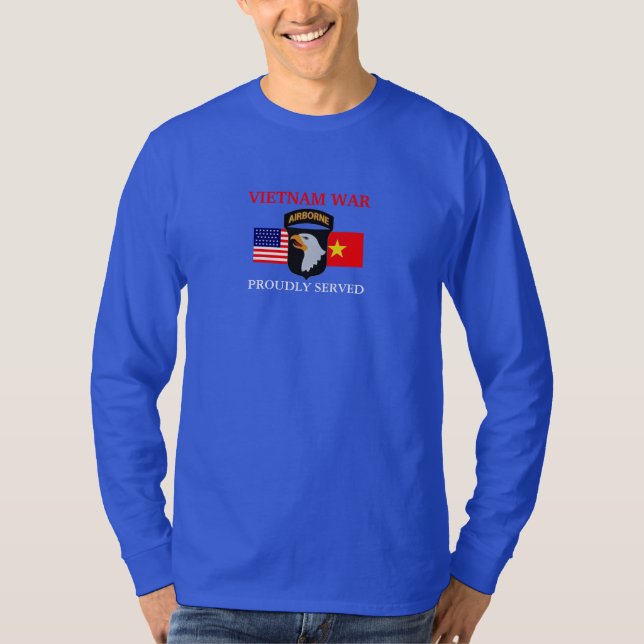 101S AIRBORNE DIV VIETNAM LONG SLEEVE T-SHIRT (Front)