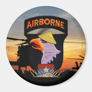 101st ABN Airborne Screaming Eagles Vietnam War Magnet