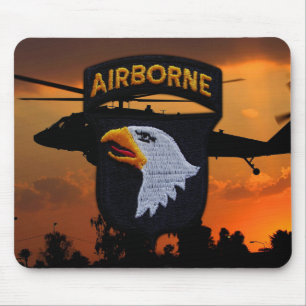 101st ABN DIV Airborne Division Screaming Eagles Mouse Mat