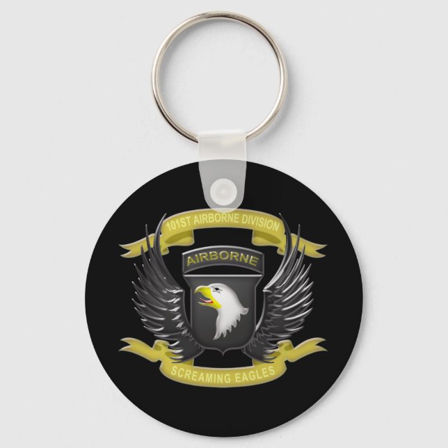 101st Airborne 3D Key Ring (Front)