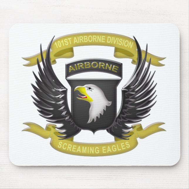 101st Airborne 3D Mouse Mat (Front)