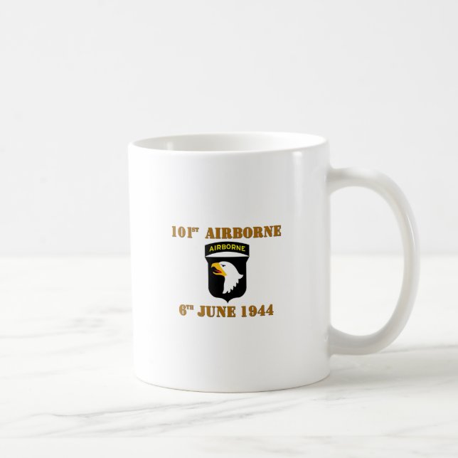 101st Airborne D-Day Normandy Coffee Mug (Right)