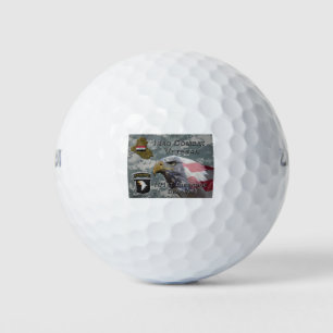 101st Airborne Div Iraq Combat Veteran Golf Balls