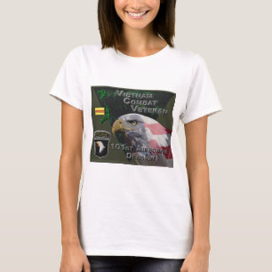 101st Airborne Div Vietnam Combat Veteran T-Shirt