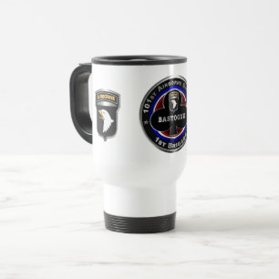 101st Airborne Division 1st Brigade ‘Bastogne’ Travel Mug