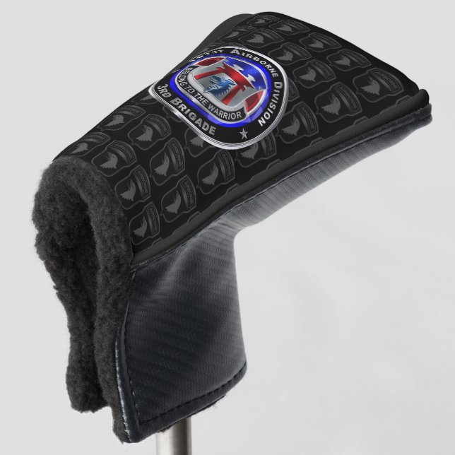 101st Airborne Division 3rd Brigade ‘RAKKASANS’ Golf Head Cover (3/4 Front)