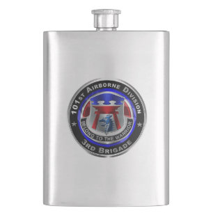 101st Airborne Division 3rd Brigade ‘RAKKASANS’ Hip Flask