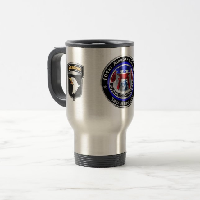 101st Airborne Division 3rd Brigade ‘RAKKASANS’   Travel Mug (Front Left)