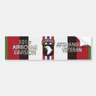101st Airborne Division Afghanistan Veteran Bumper Sticker