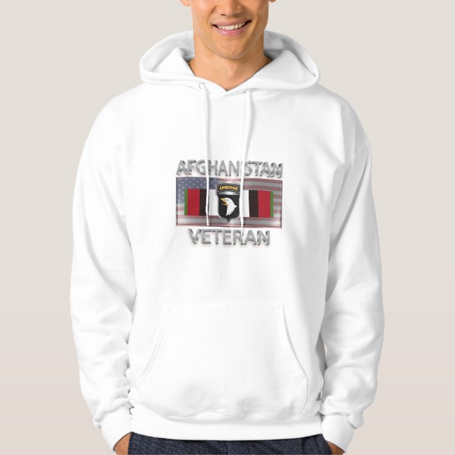 101st Airborne Division “Afghanistan Veteran” Hoodie (Front)
