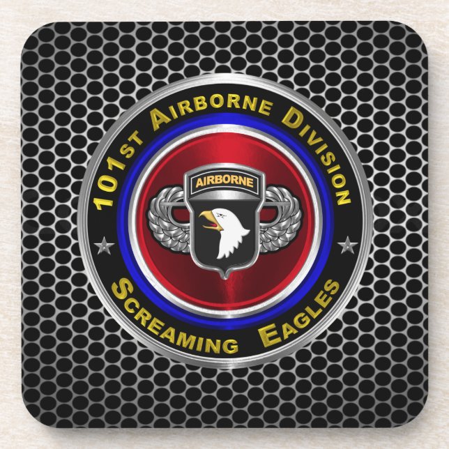 101st Airborne Division Air Assault Coaster (Front)