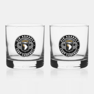 101st Airborne Division Air Assault Whiskey Glass