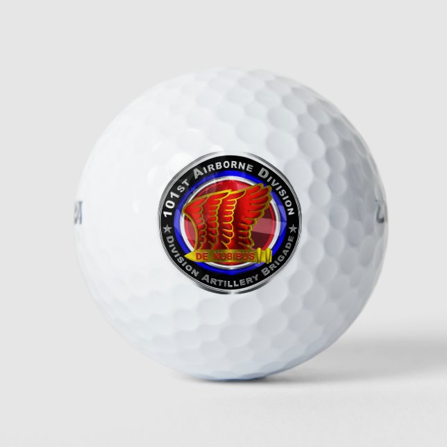 101st Airborne Division Artillery Brigade  Golf Balls (Front)