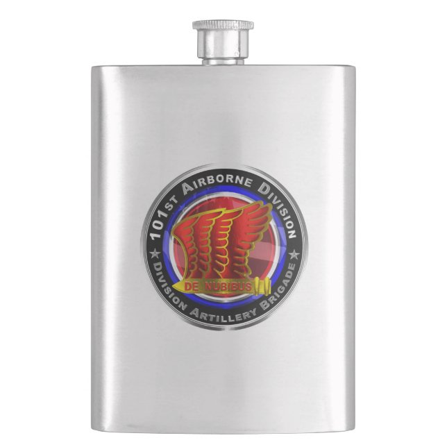 101st Airborne Division Artillery Brigade  Hip Flask (Front)