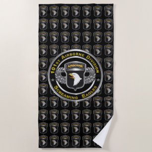 101st Airborne Division Beach Towel