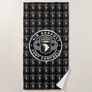 101st Airborne Division  Beach Towel