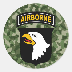 101st Airborne Division Classic Round Sticker