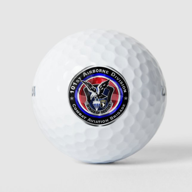 101st Airborne Division Combat Aviation Brigade  Golf Balls (Front)