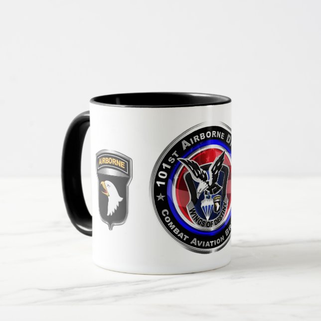 101st Airborne Division Combat Aviation Brigade Mug (Front Left)