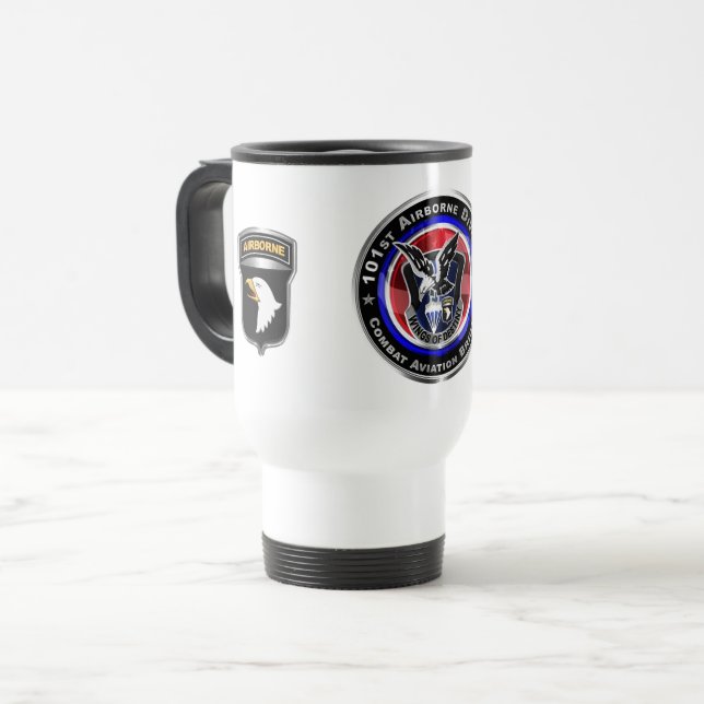 101st Airborne Division Combat Aviation Brigade  Travel Mug (Front Left)