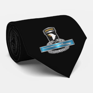 101st Airborne Division  Combat Infantry Badge Tie