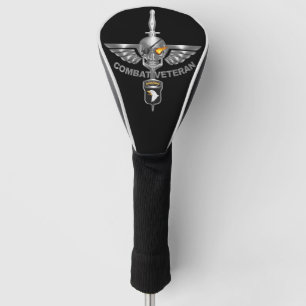 101st Airborne Division "Combat Veteran" Golf Head Cover