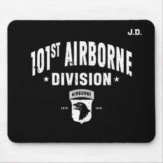 101st Airborne Division Customisable Black Mouse Mat
