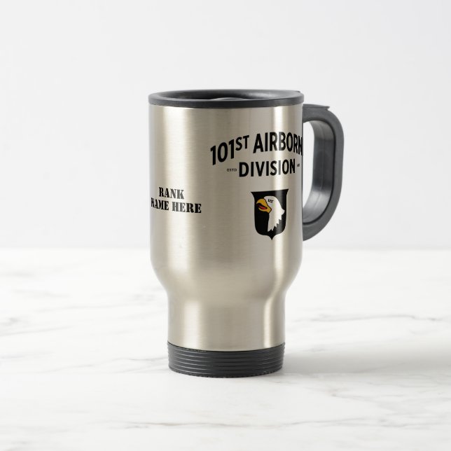 101st Airborne Division - Customisable Travel Mug (Front Right)