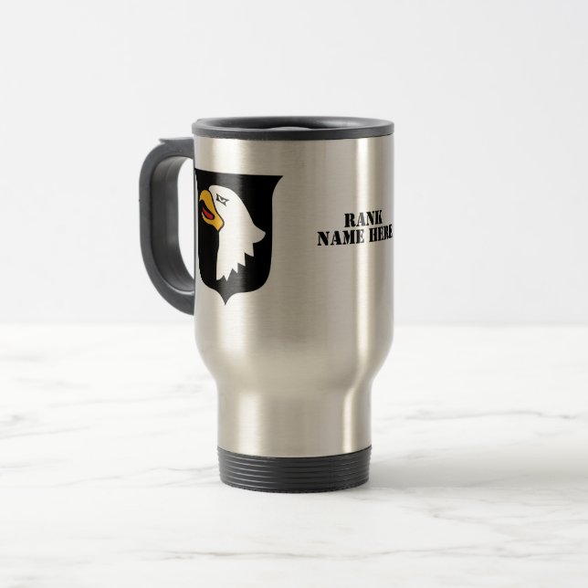 101st Airborne Division - Customisable Travel Mug (Front Left)