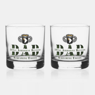 101st Airborne Division DAD Whiskey Glass