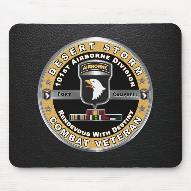 101st Airborne Division Desert Storm Mouse Mat (Front)
