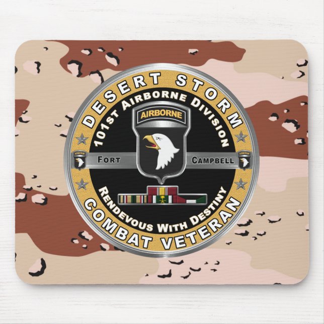 101st Airborne Division Desert Storm  Mouse Mat (Front)