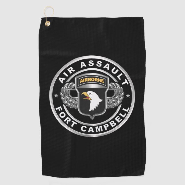 101st Airborne Division  Golf Towel (Front)