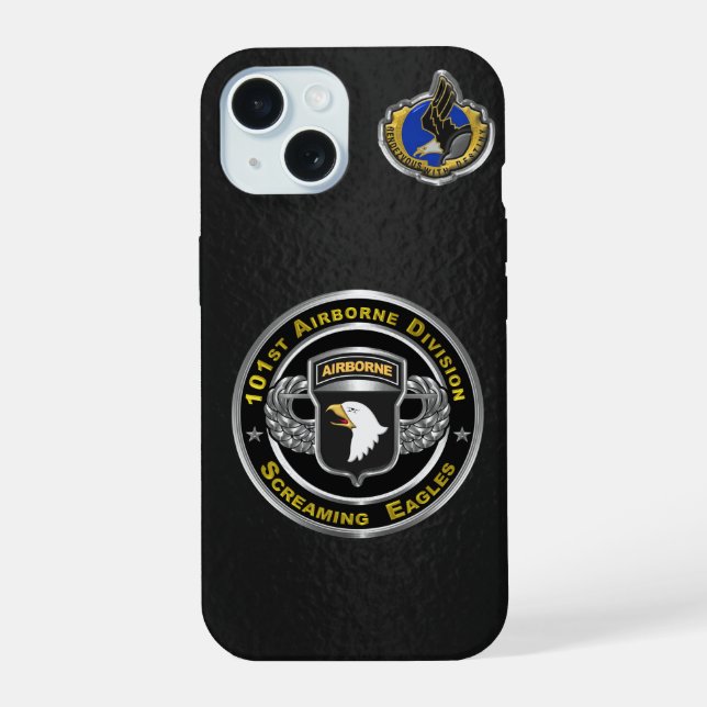 101st Airborne Division  iPhone 15 Case (Back)