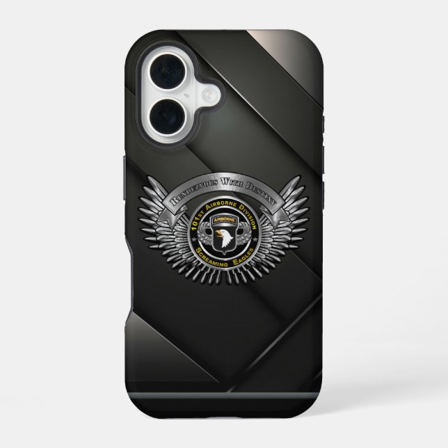 101st Airborne Division  iPhone 16 Case (Back)